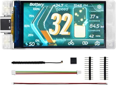 Meshtastic Vision Master T190 ESP32 SX1262 LoRa Chip Devboard kit 902-928MHz مع شاشة TFT-LCD مقاس 1.9 بوصة تدعم Wi-Fi BLE لـ LoRaWAN المتوافقة مع Arduino in Kuwait