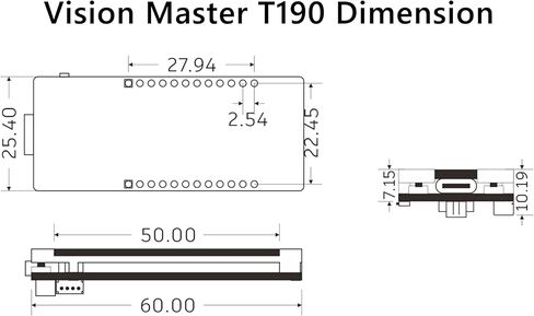 Meshtastic Vision Master T190 ESP32 SX1262 LoRa Chip Devboard kit 902-928MHz مع شاشة TFT-LCD مقاس 1.9 بوصة تدعم Wi-Fi BLE لـ LoRaWAN المتوافقة مع Arduino in Kuwait