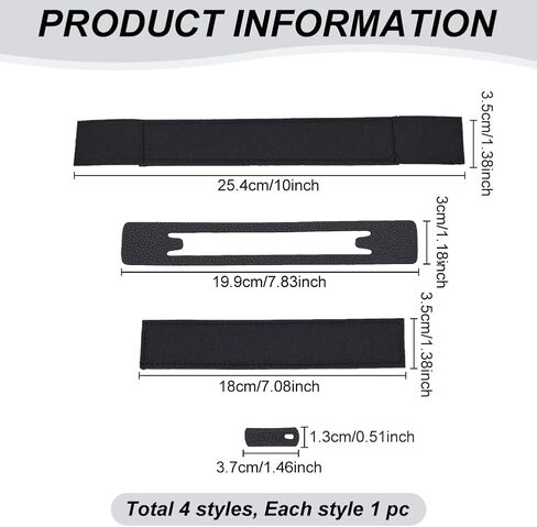 INFUNLY Khaki Leather Base Shaper Set of 4 for Purse WOC, Rectangle Clutch Bag, Bottom Pads, Felt Base Shaper, Saver, Purse Chain Protective Sheet for Wallet on Chain Bags, Handbag in Kuwait