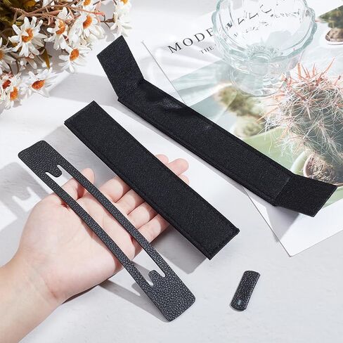 INFUNLY Khaki Leather Base Shaper Set of 4 for Purse WOC, Rectangle Clutch Bag, Bottom Pads, Felt Base Shaper, Saver, Purse Chain Protective Sheet for Wallet on Chain Bags, Handbag in Kuwait