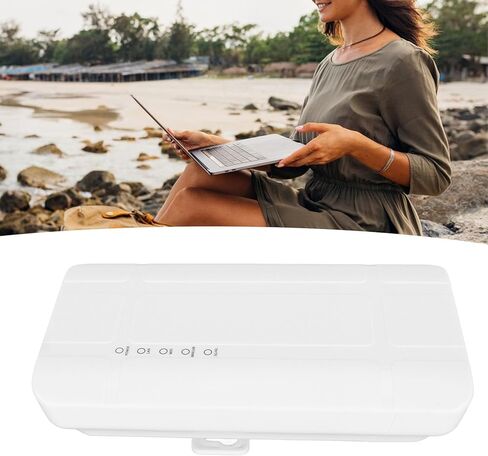 راوتر Vikye IP65 مقاوم للماء 4G واي فاي مع سرعة عالية 300 ميجابت في الثانية، MIMO WAN LAN، فتحة SIM نانو للأماكن الخارجية 100 - 240 فولت (قابس أمريكي 100‑240 فولت) in Kuwait