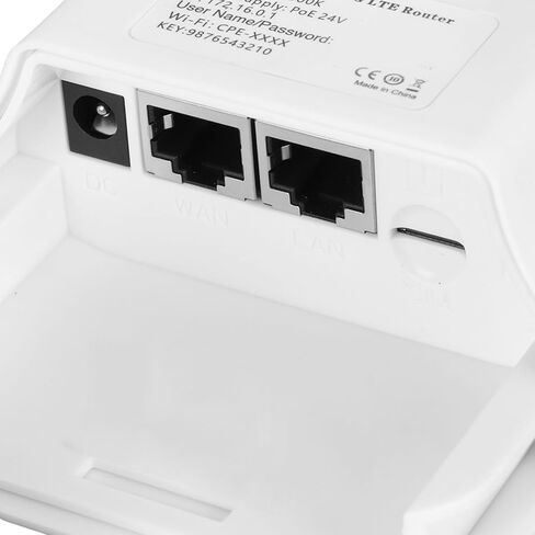 راوتر Vikye IP65 مقاوم للماء 4G واي فاي مع سرعة عالية 300 ميجابت في الثانية، MIMO WAN LAN، فتحة SIM نانو للأماكن الخارجية 100 - 240 فولت (قابس أمريكي 100‑240 فولت) in Kuwait