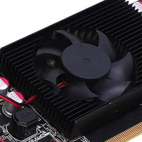 Bewinner GT 610 1GB GDDR3 Low Profile Graphics Card, 1000MHz PCIe 2.0 x16, Silent Cooling Fan, HDMI DVI Outputs, Graphics Card for Basic Gaming Office PC in Saudi Arabia