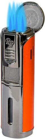 Rocky Patel Envoy Collection Cigar Lighter (Gunmetal and Blue) in Saudi Arabia