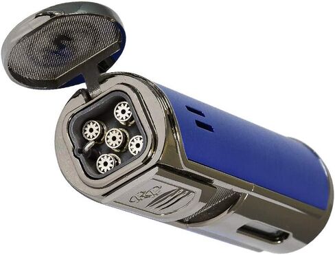 Rocky Patel Envoy Collection Cigar Lighter (Gunmetal and Blue) in Saudi Arabia