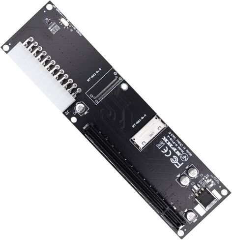 8X Oculink SFF-8612 8611 to PCIE PCI-Express 16x Adapter with ATX 24pin Power Port for Mainboard Graphics Card in Saudi Arabia