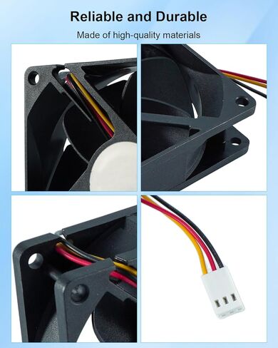 D0925W14B7PZA58 14V 3-Wire Cooling Fan Motor – Waterproof Brushless DC Fan for PC Case, CPU Cooler, Electrical Cabinets & Industrial Equipment (92×92×25mm) in Saudi Arabia