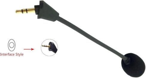 II Gaming Mic, Detachable Boom Mic with LED Mute Indicators, 3.5mm Jack, Noise Reduction, Cardioid Polar Pattern in Saudi Arabia