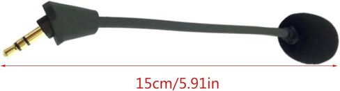 II Gaming Mic, Detachable Boom Mic with LED Mute Indicators, 3.5mm Jack, Noise Reduction, Cardioid Polar Pattern in Saudi Arabia