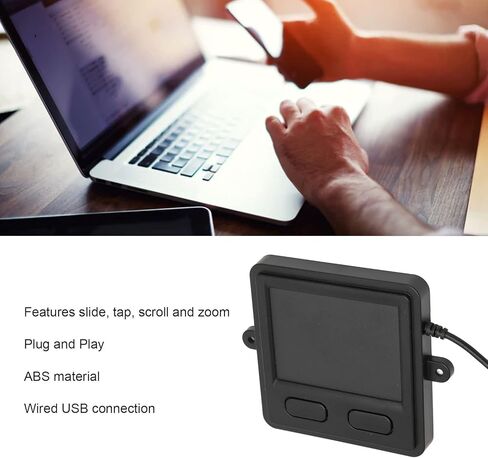 لوحة تتبع متعددة اللمس، لوحة لمس USB سلكية قابلة للتضمين، ماوس لوحة تتبع محمول متعدد الوظائف مع مفتاحين للعمل والمكتب والكمبيوتر المحمول والكمبيوتر الشخصي in Saudi Arabia