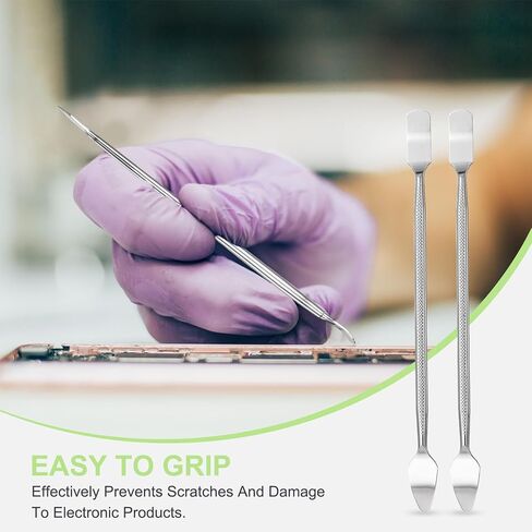 أداة إصلاح حدق Spudger مقاس 11 × 175 مم من PATIKIL، مجموعة أدوات إصلاح حدق معدنية كبيرة ذات نهايات مزدوجة للهواتف المحمولة الذكية والكمبيوتر اللوحي والكمبيوتر المحمول وأجهزة الألعاب الإلكترونية، فضي in Kuwait