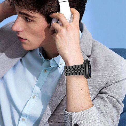 أحزمة ساعة معدنية EZMVZKU لـ Fitbit Versa 4/Sense 2/Versa 3/Sense حزام بديل من الفولاذ المقاوم للصدأ لسوار معصم Versa 3/Versa 4 للرجال والنساء in Kuwait