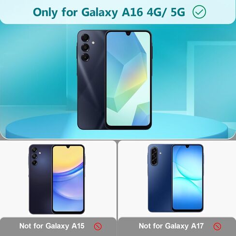 2 Pack Rear Camera Lens for Samsung Galaxy A16 5G Camera Glass Replacement for Samsung A16 SM-A166M/DS Back Camera Glass Lens Repair Tools （with Rear Camera Lens Film） in Saudi Arabia