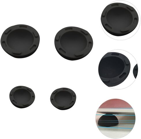 4Pcs Laptop Pad Slip Silicone Riser for Enhanced Airflow Portable Design for Notebooks and Laptops Easy to Install in Saudi Arabia
