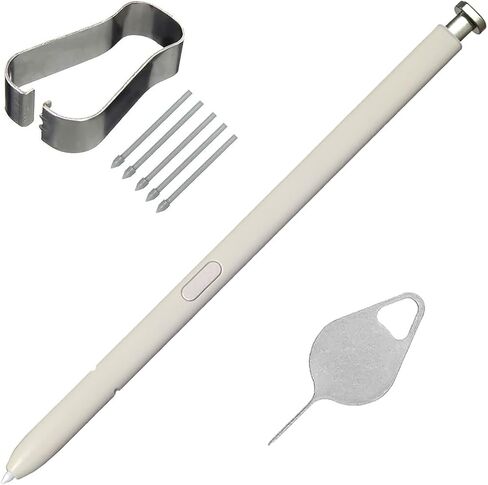 Galaxy S25 Ultra S Pen with S25Ultra Stylus Soft Pen Tips Nibs Replacement for Samsung Galaxy S25 Ultra 5G Touch Pen S25 Ultra SM-S938 S Pen with Needle Repair Part (Titanium Black) in Saudi Arabia