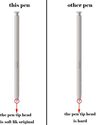 Galaxy S25 Ultra S Pen with S25Ultra Stylus Soft Pen Tips Nibs Replacement for Samsung Galaxy S25 Ultra 5G Touch Pen S25 Ultra SM-S938 S Pen with Needle Repair Part (Titanium Black) in Saudi Arabia