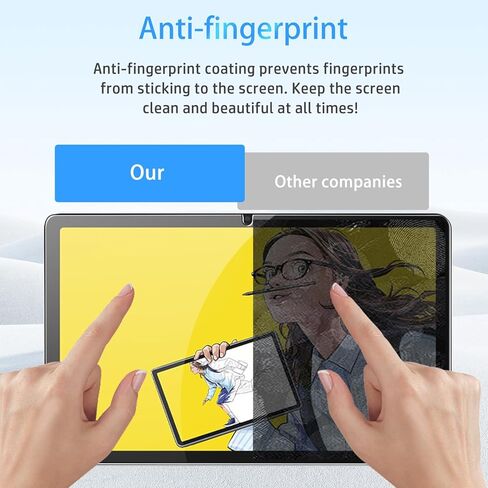 [3 Pack] Screen Protector for Wacom MovinkPad 11, HD Tempered Glass,9h Hardness,Scratch,Anti-Fingerprin,Tempered Glass Film Guard for Wacom MovinkPad 11 Drawing Tablet 11.45inch in Saudi Arabia