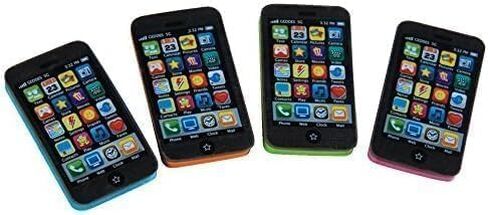Raymond Geddes Smart Phone Erasers For Kids (Pack of 24) in Saudi Arabia
