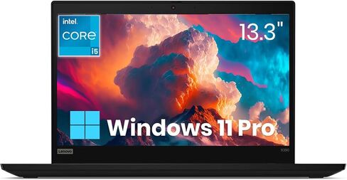 لاب توب لينوفو ثينك باد X390 للأعمال، شاشة FHD 13.3 بوصة، انتل كور i5-8265U، ذاكرة وصول عشوائي DDR4 سعة 8 جيجا، 256 جيجا اس اس دي، HDMI، واي فاي، ويندوز 11 برو (متجدد) in Kuwait
