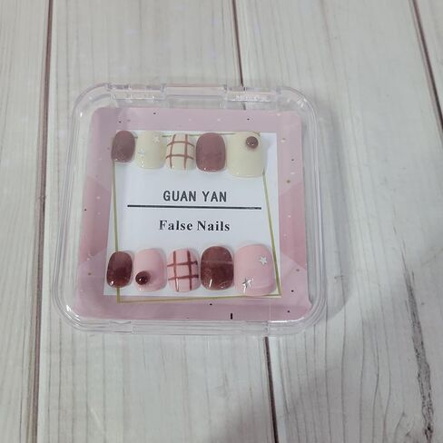 GUAN YAN False nails Short & Natural False Nails Subtle Elegance in Saudi Arabia
