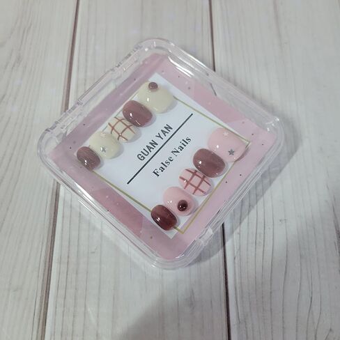 GUAN YAN False nails Short & Natural False Nails Subtle Elegance in Saudi Arabia