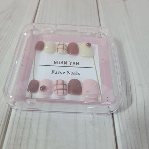 GUAN YAN False nails Short & Natural False Nails Subtle Elegance in Saudi Arabia