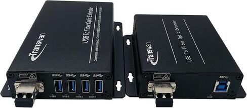 4 منافذ USB 3.2 عبر موسع الألياف الضوئية أحادي الوضع حتى 250 مترًا، وسرعة فائقة تبلغ 5 جيجابت في الثانية متوافقة مع USB 2.0/USB 1.1 (BY-USB-805DF (مع 2 × موصل ألياف LC)) in Kuwait
