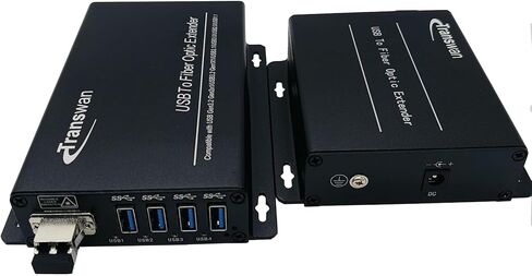 4 منافذ USB 3.2 عبر موسع الألياف الضوئية أحادي الوضع حتى 250 مترًا، وسرعة فائقة تبلغ 5 جيجابت في الثانية متوافقة مع USB 2.0/USB 1.1 (BY-USB-805DF (مع 2 × موصل ألياف LC)) in Kuwait