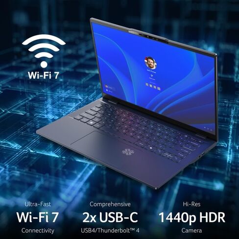 Acer Swift 14 AI Copilot+ PC - Intel Core Ultra 7 258V Evo 14 بوصة شاشة لمس WUXGA - 32 جيجابايت LPDDR5X 1 تيرابايت SSD Gen 4 Intel ARC 140V GPU - Wi-Fi 7 - SF14-51T-75AF (متجدد) in Kuwait