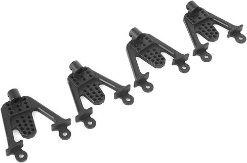 Pilipane Metal Adjust Shock Damper Towers Mount for SCX10 1/10 RC Car، طويل الأمد، قيادة متوازنة (أسود) in Saudi Arabia