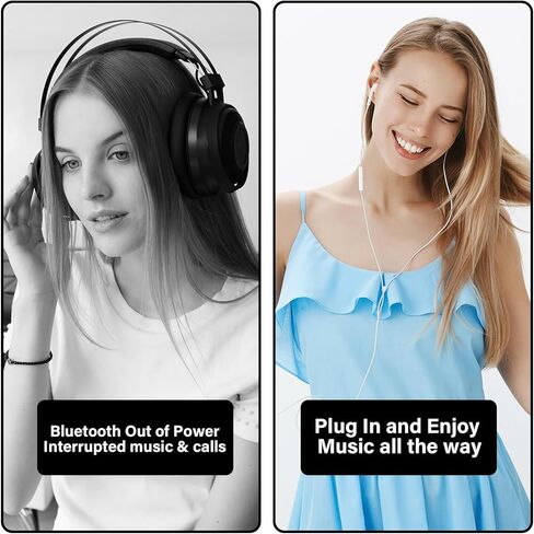 2 Pack Wired Earbuds with Microphone, HiFi Stereo, Deep Bass Headphones, Noise Cancelling & Volume Control, Compatible with All 3.5mm Jack Devices (Black+White) in Kuwait