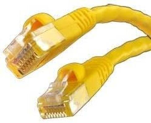حلول اتصال AIM-Cambridge/Cinch، 73-7795-25، Cat5E-350MHz مصبوب - YL - 25FT (5 عناصر/عناصر) in Kuwait