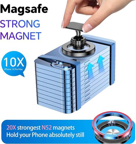 for Magsafe Car Mount【20 Strong Magnets】 Magnetic Phone Holder for Car Phone Holder Mount Dashboard Phone Holder car Phone Mount for iPhone 17 16 15 14 & Magsafe Case in Saudi Arabia