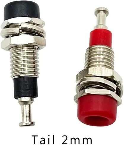 20pcs 2mm Banana Socket Nut Binding Post Banana Jack Electrical Connector Terminal Test Hole(20 Blue) in Saudi Arabia
