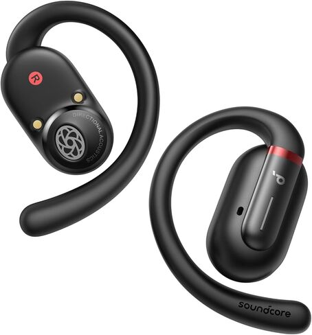 Soundcore by Anker V30i Open-Ear Headphones, Ultra-Comfort, Lightweight Design, Snug Fit, Ergonomic Ear Hooks, Robust Bass, 36H Playtime, Bluetooth 5.3, App Control, Clear Calls (Renewed) in Saudi Arabia