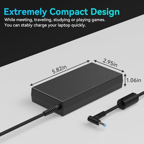 سلك إمداد طاقة USB-C بقوة 120 واط G5 متوافق مع محطة إرساء HP G5 5TW10UT 5TW10AA 5TW10AA#ABB 5TW10UT#ABA G4 4J0A2AA USB-C/A Universal Dock G2 5TW13AA شاحن محول طاقة للكمبيوتر المحمول in Kuwait