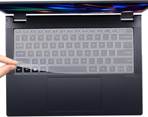 Keyboard Cover for Acer TravelMate P2 14" TMP214-54/55/56, TravelMate P4 P6 14" TMP414-53/53G TMP614-53 TMP614-73T, TravelMate Spin P4 P6 14" TMP414RN-53 TMP414RN-54 TMP614RN-52 TMP614-53-Clear in Saudi Arabia