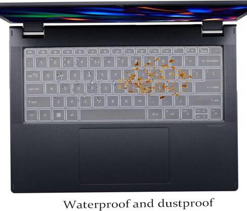 Keyboard Cover for Acer TravelMate P2 14" TMP214-54/55/56, TravelMate P4 P6 14" TMP414-53/53G TMP614-53 TMP614-73T, TravelMate Spin P4 P6 14" TMP414RN-53 TMP414RN-54 TMP614RN-52 TMP614-53-Clear in Saudi Arabia