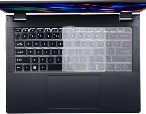 Keyboard Cover for Acer TravelMate P2 14" TMP214-54/55/56, TravelMate P4 P6 14" TMP414-53/53G TMP614-53 TMP614-73T, TravelMate Spin P4 P6 14" TMP414RN-53 TMP414RN-54 TMP614RN-52 TMP614-53-Clear in Saudi Arabia