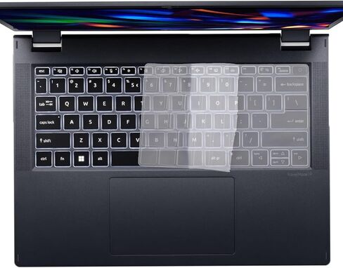 Keyboard Cover for Acer TravelMate P2 14" TMP214-54/55/56, TravelMate P4 P6 14" TMP414-53/53G TMP614-53 TMP614-73T, TravelMate Spin P4 P6 14" TMP414RN-53 TMP414RN-54 TMP614RN-52 TMP614-53-Clear in Saudi Arabia