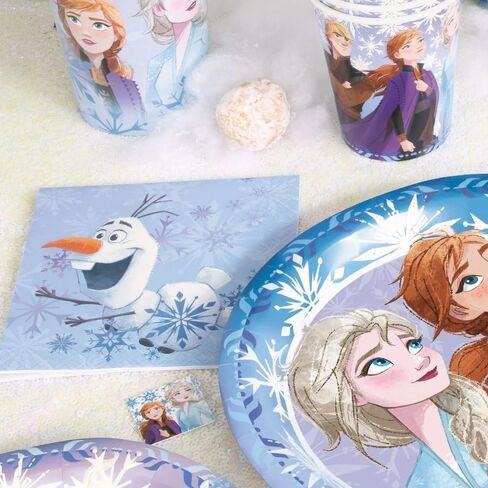 مناديل ورقية للمشروبات فروزن من يونيك - 16 قطعة، متعددة الألوان، مقاس واحد in Kuwait