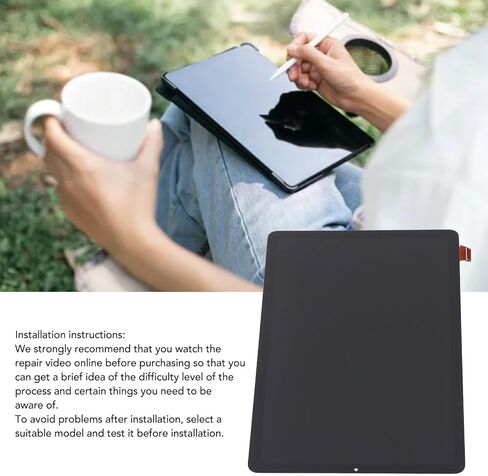 شاشة Yoidesu LCD للكمبيوتر اللوحي Tab S6 Lite، استبدال مجموعة التحويل الرقمي للكمبيوتر اللوحي Tab S6 Lite P610 P615 LCD، تم اختبارها قبل الشحن in Kuwait