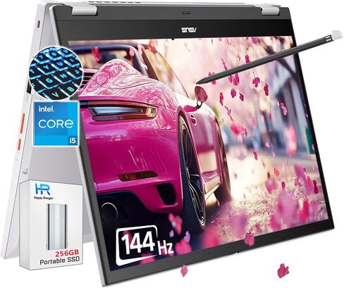 ASUS Chromebook Flip C214MA-YS02T 11.6" Ruggedized and Water Resistant Chromebook, 360 Touchscreen Convertible, Intel N4000, 4GB DDR4 RAM, 32GB Storage, Mil STD design, Chrome OS, Black in Kuwait