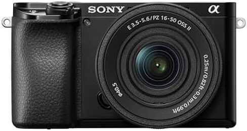 كاميرا Sony a6100 بدون مرآة مع عدسة مقاس 16-50 مم f/3.5-5.6 II ومنفاخ ملحقات متقدمة للبكسل ومجموعة تنظيف | سوني a6100، ILCE6100KB in Saudi Arabia
