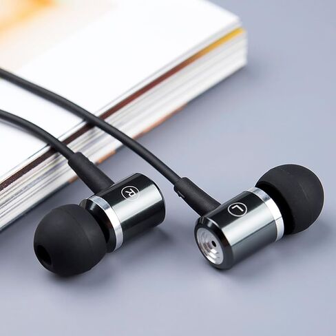 سماعات رأس سلكية مع خاصية إلغاء ضوضاء المكالمات - صوت جهير استريو، مكالمات واضحة وبدون ضوضاء، سماعات أذن مريحة عازلة للضوضاء مع قابس متعدد الوظائف، سماعات أذن سلكية مع ميكروفون إلغاء الضوضاء ENC in Kuwait