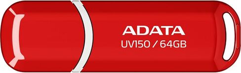 ADATA UV150 128GB USB 3.0 Snap-on Cap Flash Drive, Black (AUV150-128G-RBK) in Kuwait