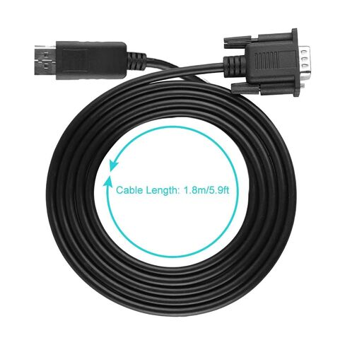 إلى محول كابل VGA، إلى VGA DisplayPort إلى VGA، محول كابل ذكر أنثى للكمبيوتر المحمول المنزلي in Kuwait