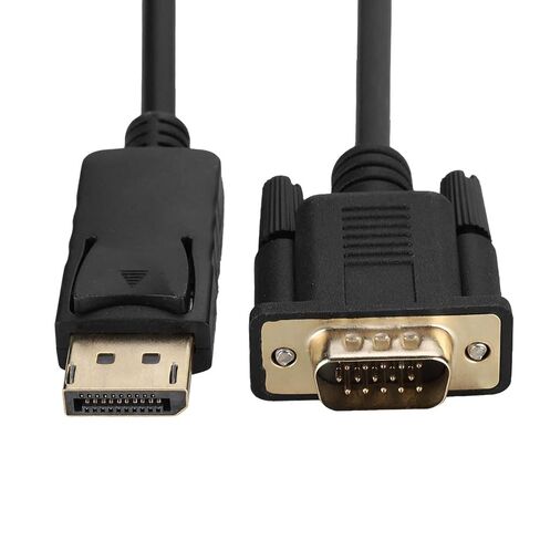 إلى محول كابل VGA، إلى VGA DisplayPort إلى VGA، محول كابل ذكر أنثى للكمبيوتر المحمول المنزلي in Kuwait