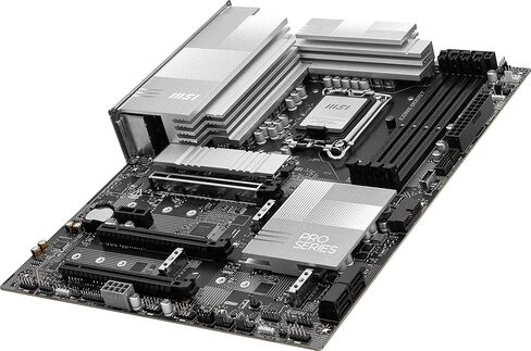 MSI PRO Z890-P WiFi ProSeries Motherboard (Supports Core Ultra Series 2 Intel Processors, LGA 1851, DDR5, PCIe 5.0, M.2, SATA, 5Gbps LAN, USB Type-C, Wi-Fi 7, Bluetooth 5.4, Thunderbolt 4, ATX) in Saudi Arabia