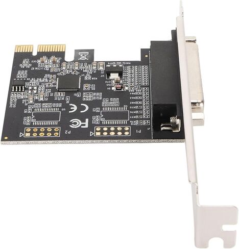 aqxreight 1 Port PCI Express Parallel Card IEEE 1284 DB25 Pcie Parallel Card ECP Mode Desktop Expansion LPT Controller للطابعات ومستخدمي سطح المكتب للمعدات، PCI واحد بالكامل in Saudi Arabia